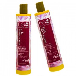 Бальзам для волос Ecolab Макадамия СПА питательный объем и глубокое восстановление для тонких и ломких волос 350 мл