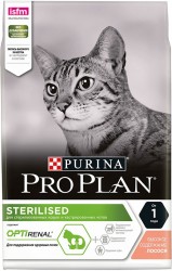 Сухой корм, Proplan (Проплан) 400 г для кастрированных котов и стерилизованных кошек с лососем