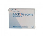 Лескол форте, таблетки пролонгированного действия покрытые оболочкой 80 мг 28 шт
