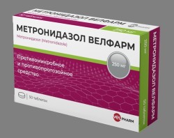Метронидазол Велфарм табл. 250 мг 50 шт.