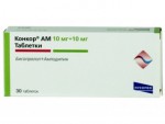 Конкор АМ, таблетки 10 мг+10 мг 30 шт