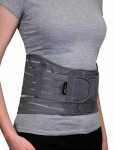 Корсет ортопедический, Orto.nik (Орто.ник) р. L арт. ПР-312 ст противорадикулитный стандарт полужесткий 6 ребер жесткости ширина 22 см серый