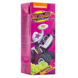 Нектар АВС Вспыш и Чудо машинки Виноградно-яблочный 200 мл коробка