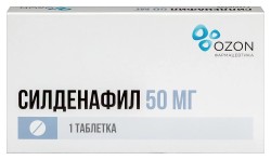 Силденафил табл. п/о пленочной 50 мг 1 шт.