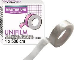 Лейкопластырь Master Uni на тканевой основе катушка р. 1смх500см 1 шт.