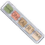 Консилер, Catrice (Кетрайс) Олраунд Коверстик палетка 010 три бежевых + розовый + зеленый