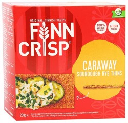 Сухарики, Finn Crisp (Финн Крисп) 200 г ржаные с тмином