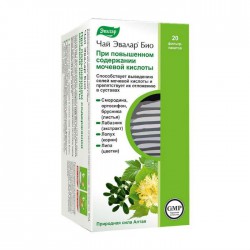 Чай Эвалар Био При повышенном содержании мочевой кислоты 20 шт. ф/пак. 1.5 г